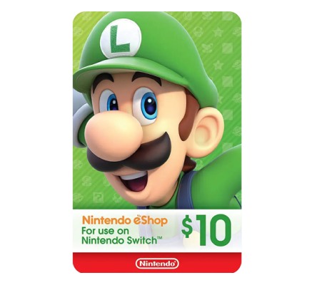 Nintendo Switch Eshop US 10$