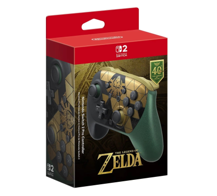 Tay cầm Nintendo Switch 2 Pro Controller phiên bản kỉ niệm 40th The Legend Of Zelda