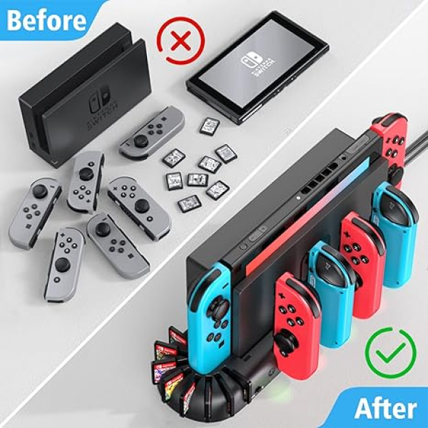 Dock sạc Joycon cho Nintendo Switch v1|v2