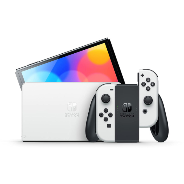 Nintendo Switch OLED model with White Joy‑Con Second Hand