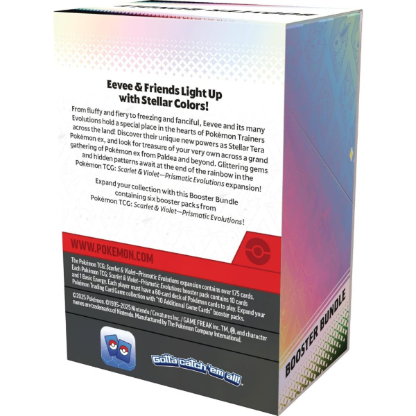 PKM TCG: Prismactic bundle 6 packs, new seal (ENG)